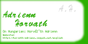 adrienn horvath business card